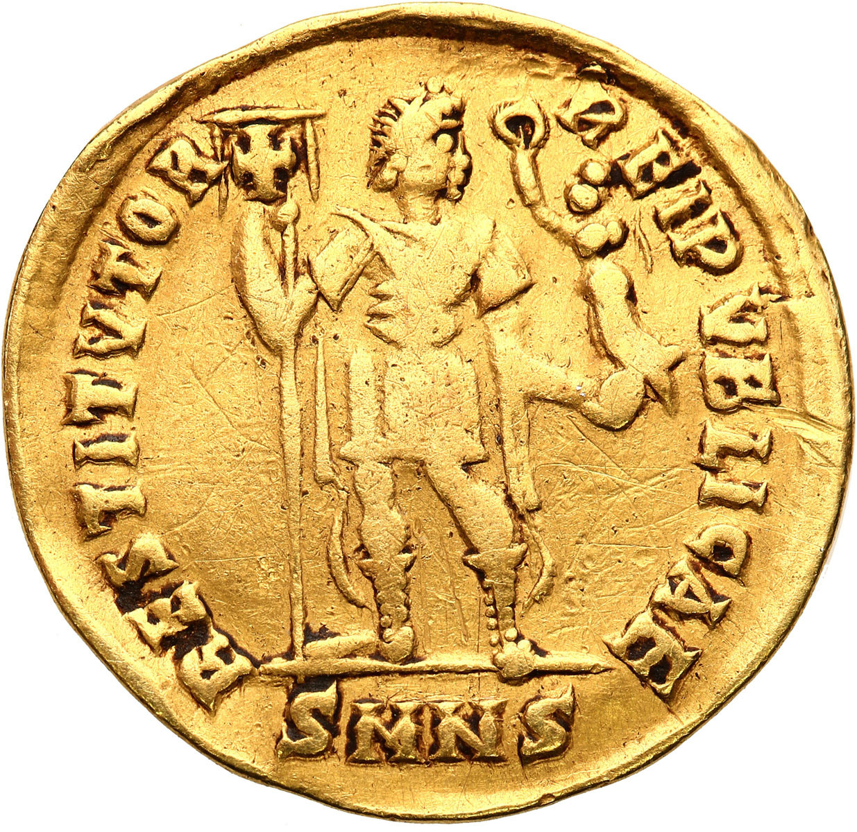 Cesarstwo Rzymskie. Solid Walentynian I 364-367 n. e. , Nicomedia